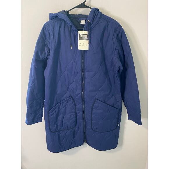 New Duluth Trading Women's Sutter Mill Coat, Navy Size Medium - Picture 1 of 3
